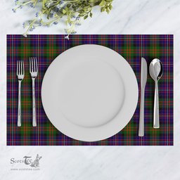 Scottish Cameron of Erracht Modern Clan Tartan Placemat - Tartan Kitchen Decor Scottish Plaid Tartan Plaid - ScotsTee - scotstee.com