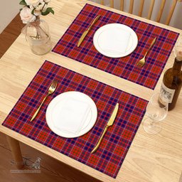 Scottish Cameron of Lochiel Modern Clan Tartan Placemat - Tartan Kitchen Decor Scottish Plaid Tartan Plaid - ScotsTee - scotstee.com