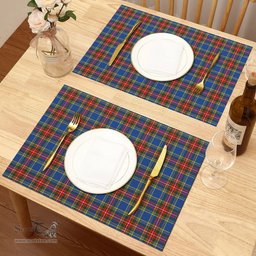 Scottish Beaton Modern Clan Tartan Placemat - Tartan Kitchen Decor Scottish Plaid Tartan Plaid - ScotsTee - scotstee.com