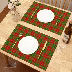 Scottish Burnett Ancient Clan Tartan Placemat - Tartan Kitchen Decor Scottish Plaid Tartan Plaid - ScotsTee - scotstee.com