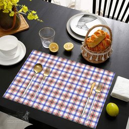 Scottish Boswell Modern Clan Tartan Placemat - Tartan Kitchen Decor Scottish Plaid Tartan Plaid - ScotsTee - scotstee.com