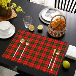 Scottish Kerr Modern Clan Tartan Placemat - Tartan Kitchen Decor Scottish Plaid Tartan Plaid - ScotsTee - scotstee.com