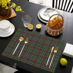Scottish Crosbie (or Crosby) Clan Tartan Placemat - Tartan Kitchen Decor Scottish Plaid Tartan Plaid - ScotsTee - scotstee.com