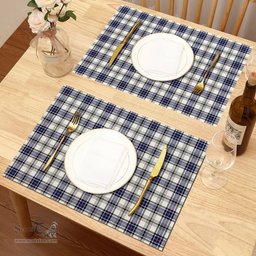 Scottish Hannay Modern Clan Tartan Placemat - Tartan Kitchen Decor Scottish Plaid Tartan Plaid - ScotsTee - scotstee.com