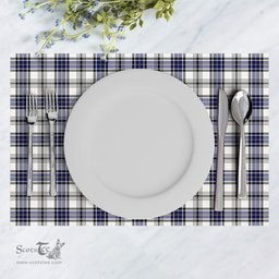 Scottish Hannay Modern Clan Tartan Placemat - Tartan Kitchen Decor Scottish Plaid Tartan Plaid - ScotsTee - scotstee.com