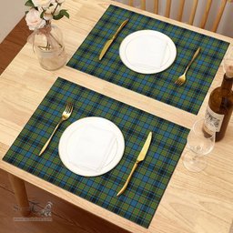 Scottish Gillies Ancient Clan Tartan Placemat - Tartan Kitchen Decor Scottish Plaid Tartan Plaid - ScotsTee - scotstee.com