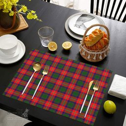 Scottish Hopkirk Clan Tartan Placemat - Tartan Kitchen Decor Scottish Plaid Tartan Plaid - ScotsTee - scotstee.com