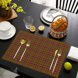 Scottish Kinninmont Clan Tartan Placemat - Tartan Kitchen Decor Scottish Plaid Tartan Plaid - ScotsTee - scotstee.com
