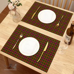 Scottish Kinninmont Clan Tartan Placemat - Tartan Kitchen Decor Scottish Plaid Tartan Plaid - ScotsTee - scotstee.com