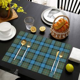Scottish Fergusson Ancient Clan Tartan Placemat - Tartan Kitchen Decor Scottish Plaid Tartan Plaid - ScotsTee - scotstee.com
