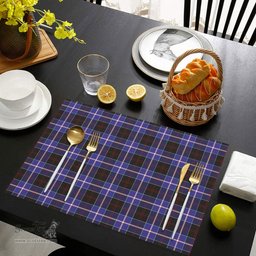 Scottish Dunlop Modern Clan Tartan Placemat - Tartan Kitchen Decor Scottish Plaid Tartan Plaid - ScotsTee - scotstee.com