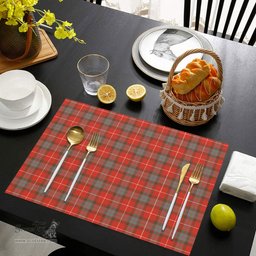 Scottish Fraser (of Lovat) Weathered Clan Tartan Placemat - Tartan Kitchen Decor Scottish Plaid Tartan Plaid - ScotsTee - scotstee.com