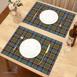 Scottish Glass Clan Tartan Placemat - Tartan Kitchen Decor Scottish Plaid Tartan Plaid - ScotsTee - scotstee.com