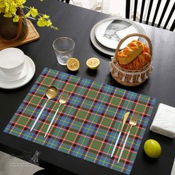 Scottish Glass Clan Tartan Placemat - Tartan Kitchen Decor Scottish Plaid Tartan Plaid - ScotsTee - scotstee.com
