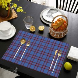 Scottish Elliot Modern Clan Tartan Placemat - Tartan Kitchen Decor Scottish Plaid Tartan Plaid - ScotsTee - scotstee.com