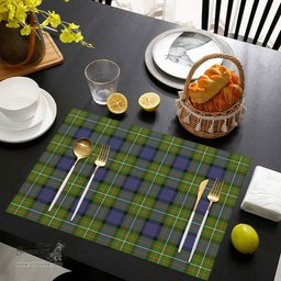 Scottish Fergusson Modern Clan Tartan Placemat - Tartan Kitchen Decor Scottish Plaid Tartan Plaid - ScotsTee - scotstee.com