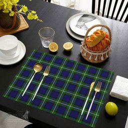 Scottish Forbes Modern Clan Tartan Placemat - Tartan Kitchen Decor Scottish Plaid Tartan Plaid - ScotsTee - scotstee.com