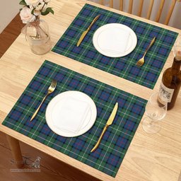 Scottish Davidson of Tulloch Clan Tartan Placemat - Tartan Kitchen Decor Scottish Plaid Tartan Plaid - ScotsTee - scotstee.com