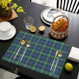 Scottish Davidson of Tulloch Clan Tartan Placemat - Tartan Kitchen Decor Scottish Plaid Tartan Plaid - ScotsTee - scotstee.com