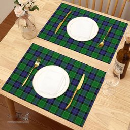 Scottish Graham of Menteith Modern Clan Tartan Placemat - Tartan Kitchen Decor Scottish Plaid Tartan Plaid - ScotsTee - scotstee.com