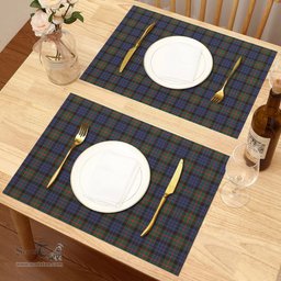 Scottish Fletcher of Dunans Clan Tartan Placemat - Tartan Kitchen Decor Scottish Plaid Tartan Plaid - ScotsTee - scotstee.com