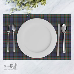Scottish Fletcher of Dunans Clan Tartan Placemat - Tartan Kitchen Decor Scottish Plaid Tartan Plaid - ScotsTee - scotstee.com