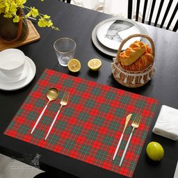 Scottish Cumming Modern Clan Tartan Placemat - Tartan Kitchen Decor Scottish Plaid Tartan Plaid - ScotsTee - scotstee.com
