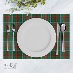 Scottish Gayre Clan Tartan Placemat - Tartan Kitchen Decor Scottish Plaid Tartan Plaid - ScotsTee - scotstee.com