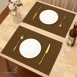Scottish Seton Hunting Modern Clan Tartan Placemat - Tartan Kitchen Decor Scottish Plaid Tartan Plaid - ScotsTee - scotstee.com