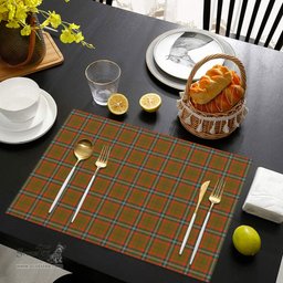 Scottish Seton Hunting Modern Clan Tartan Placemat - Tartan Kitchen Decor Scottish Plaid Tartan Plaid - ScotsTee - scotstee.com