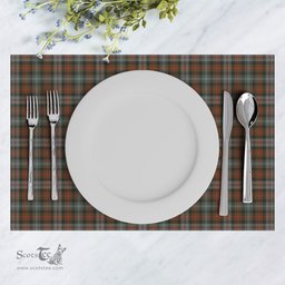 Scottish Murray of Atholl Weathered Clan Tartan Placemat - Tartan Kitchen Decor Scottish Plaid Tartan Plaid - ScotsTee - scotstee.com