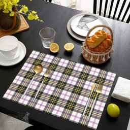 Scottish MacPherson Dress Modern Clan Tartan Placemat - Tartan Kitchen Decor Scottish Plaid Tartan Plaid - ScotsTee - scotstee.com