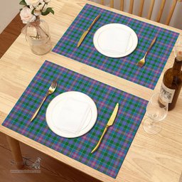 Scottish Pitcairn Hunting Clan Tartan Placemat - Tartan Kitchen Decor Scottish Plaid Tartan Plaid - ScotsTee - scotstee.com