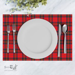 Scottish MacGillivray Modern Clan Tartan Placemat - Tartan Kitchen Decor Scottish Plaid Tartan Plaid - ScotsTee - scotstee.com