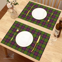Scottish MacDonald (Clan Ranald) Clan Tartan Placemat - Tartan Kitchen Decor Scottish Plaid Tartan Plaid - ScotsTee - scotstee.com