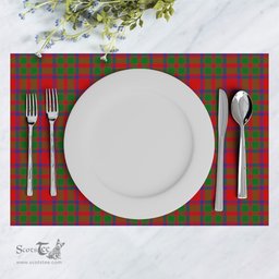 Scottish MacKintosh Modern Clan Tartan Placemat - Tartan Kitchen Decor Scottish Plaid Tartan Plaid - ScotsTee - scotstee.com