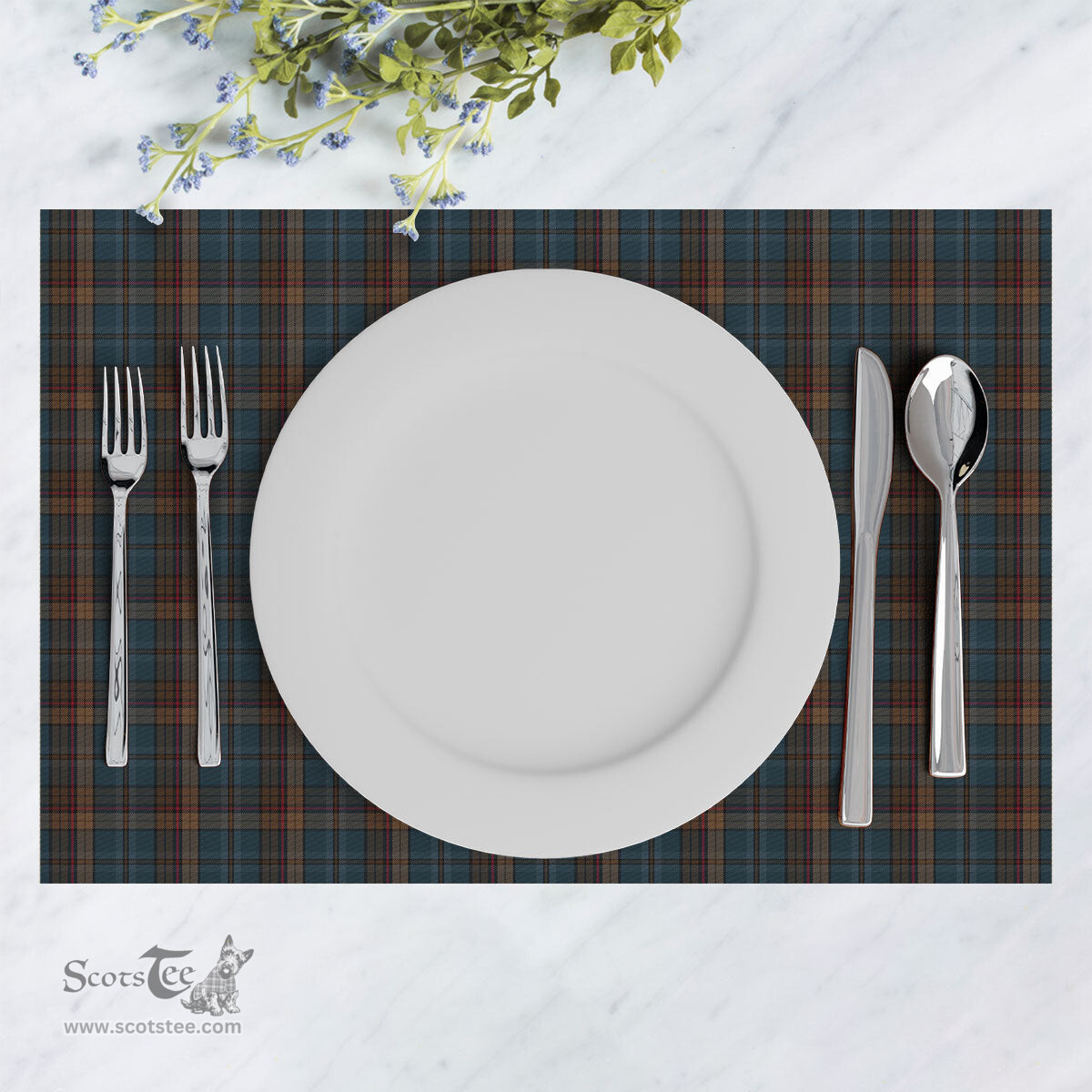Scottish Renton Clan Tartan Placemat - Tartan Kitchen Decor Scottish Plaid Tartan Plaid - ScotsTee - scotstee.com