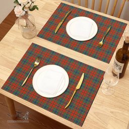 Scottish McLean of Duart Ancient Clan Tartan Placemat - Tartan Kitchen Decor Scottish Plaid Tartan Plaid - ScotsTee - scotstee.com