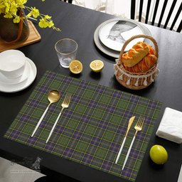 Scottish MacMillan Hunting Modern Clan Tartan Placemat - Tartan Kitchen Decor Scottish Plaid Tartan Plaid - ScotsTee - scotstee.com