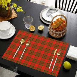 Scottish Livingstone Clan Tartan Placemat - Tartan Kitchen Decor Scottish Plaid Tartan Plaid - ScotsTee - scotstee.com