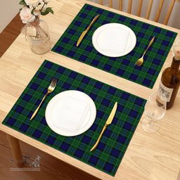Scottish MacCallum Modern Clan Tartan Placemat - Tartan Kitchen Decor Scottish Plaid Tartan Plaid - ScotsTee - scotstee.com