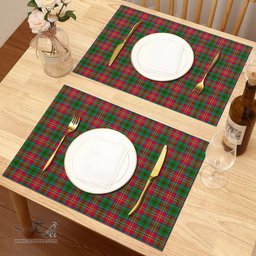 Scottish MacCulloch (McCulloch) Clan Tartan Placemat - Tartan Kitchen Decor Scottish Plaid Tartan Plaid - ScotsTee - scotstee.com