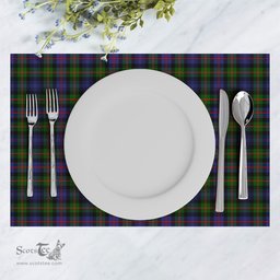 Scottish Murray of Atholl Modern Clan Tartan Placemat - Tartan Kitchen Decor Scottish Plaid Tartan Plaid - ScotsTee - scotstee.com