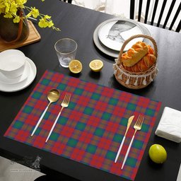 Scottish Lindsay Modern Clan Tartan Placemat - Tartan Kitchen Decor Scottish Plaid Tartan Plaid - ScotsTee - scotstee.com
