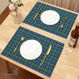 Scottish MacLeod of Harris Ancient Clan Tartan Placemat - Tartan Kitchen Decor Scottish Plaid Tartan Plaid - ScotsTee - scotstee.com