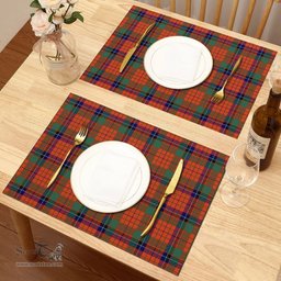 Scottish Nicolson Ancient Old Clan Tartan Placemat - Tartan Kitchen Decor Scottish Plaid Tartan Plaid - ScotsTee - scotstee.com