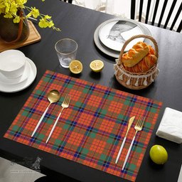 Scottish Nicolson Ancient Old Clan Tartan Placemat - Tartan Kitchen Decor Scottish Plaid Tartan Plaid - ScotsTee - scotstee.com