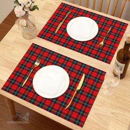 Scottish Ruthven Modern Clan Tartan Placemat - Tartan Kitchen Decor Scottish Plaid Tartan Plaid - ScotsTee - scotstee.com
