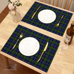 Scottish MacLeod of Harris Modern Clan Tartan Placemat - Tartan Kitchen Decor Scottish Plaid Tartan Plaid - ScotsTee - scotstee.com