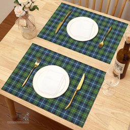 Scottish MacNeill of Barra Ancient Clan Tartan Placemat - Tartan Kitchen Decor Scottish Plaid Tartan Plaid - ScotsTee - scotstee.com